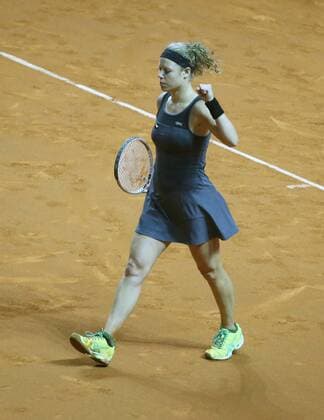 Porsche Tennis Grand Prix Stuttgart 18.04.2016 Deutschland Porsche Tennis Grand Prix Frauen Stuttgart Laura Siegemund (GER).