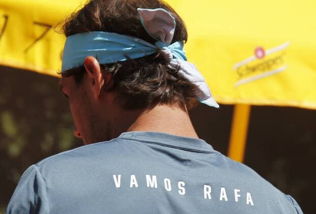 BARCELONA -april 18- SPAIN: Rafa Nadal training during the Open Banc Sabadell, 64 Trophy Conde de Godo, played on the RCT Barcelona1899, on april 18, 2016. Photo: Joan Valls Urbanandsport Cordon Press  xJoanxValls Urbanandsportx xBARCELONA-OPEN-BANC-SABADELL-TENNISx