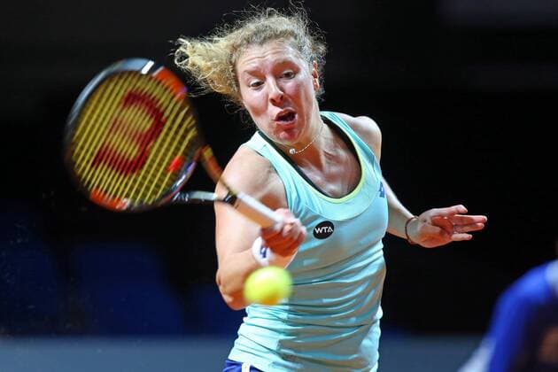 Stuttgart Anna-Lena Friedsam (GER), Porsche Tennis Grand Prix 2016, Damen Tennis,18.04.2016, Copyright: Langer Eibner-Pressefoto EP_HLR