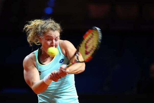 Stuttgart Anna-Lena Friedsam (GER), Porsche Tennis Grand Prix 2016, Damen Tennis,18.04.2016, Copyright: Langer Eibner-Pressefoto EP_HLR