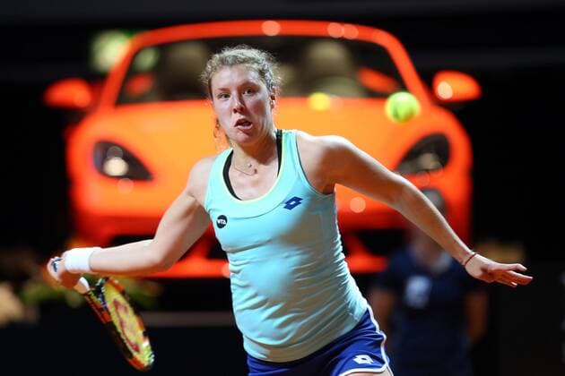 Stuttgart Anna-Lena Friedsam (GER), Porsche Tennis Grand Prix 2016, Damen Tennis,18.04.2016, Copyright: Langer Eibner-Pressefoto EP_HLR