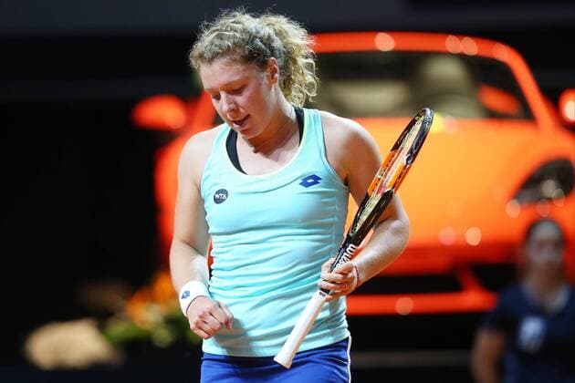 Stuttgart Anna-Lena Friedsam (GER), Porsche Tennis Grand Prix 2016, Damen Tennis,18.04.2016, Copyright: Langer Eibner-Pressefoto EP_HLR