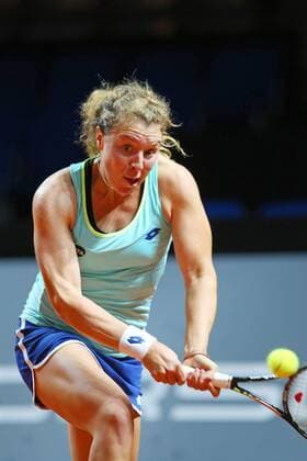 Stuttgart Anna-Lena Friedsam (GER), Porsche Tennis Grand Prix 2016, Damen Tennis,18.04.2016, Copyright: Langer Eibner-Pressefoto EP_HLR