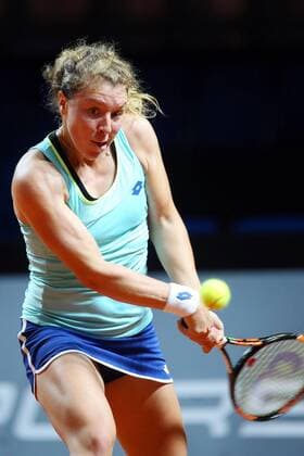 Stuttgart Anna-Lena Friedsam (GER), Porsche Tennis Grand Prix 2016, Damen Tennis,18.04.2016, Copyright: Langer Eibner-Pressefoto EP_HLR