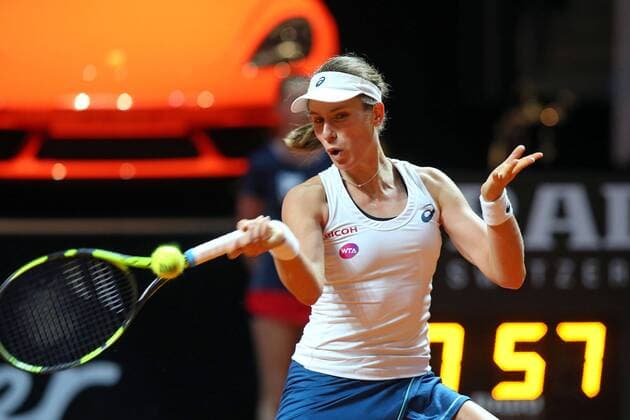 Stuttgart Johanna Konta (GBR), Porsche Tennis Grand Prix 2016, Damen Tennis,18.04.2016, Copyright: Langer Eibner-Pressefoto EP_HLR