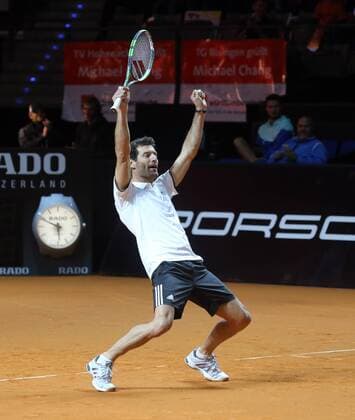 Porsche Tennis Grand Prix 2016 Deutschland, Stuttgart, 18.04.2016, Tennis, Porsche Tennis Grand Prix 2016, Stuttgart: Mark Webber.