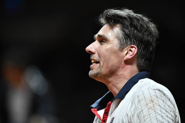 Michael Stich (GER) Berenberg Classics Tennis Damen 18.04.2016 Porsche Tennis Grand Prix GP Stuttgart 2016 Porsche-Arena 16.04.-24.04.2016 Porsche Tennis Grand Prix Stuttgart 2016