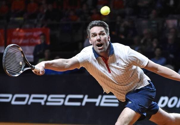 Bilder des Tages - SPORT Michael Stich (GER) Berenberg Classics Tennis Damen 18.04.2016 Porsche Tennis Grand Prix GP Stuttgart 2016 Porsche-Arena 16.04.-24.04.2016 Porsche Tennis Grand Prix Stuttgart 2016