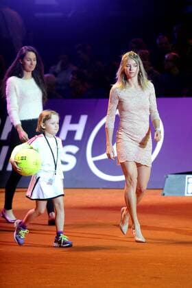 Tennis-Spielerin Camila Giorgi anläßlich des WTA Tennis Damen Porsche Tennis Grand Prix am 18.04.2016 in der Porsche-Arena Stuttgart.