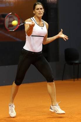 Bilder des Tages - SPORT Stuttgart Porsche Tennis Grand Prix 2016, Andrea Petkovic (GER) beim Training