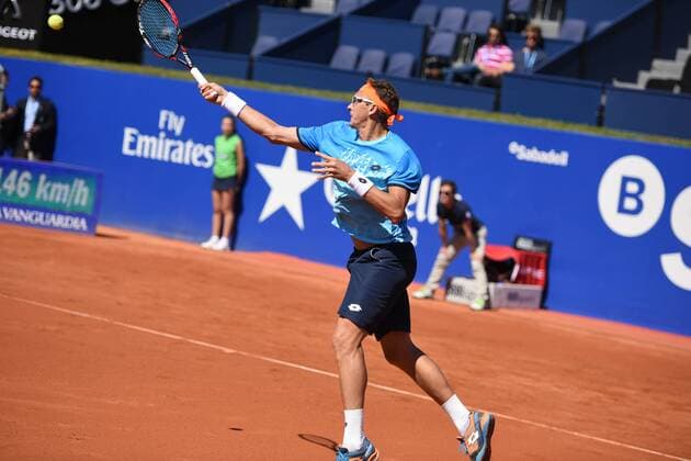 Denis Istomin April 19, 2016 - Barcelona, Catalonia, Spain - 64th Barcelona Open Banc Sabadell tennis  JMC_5102-2