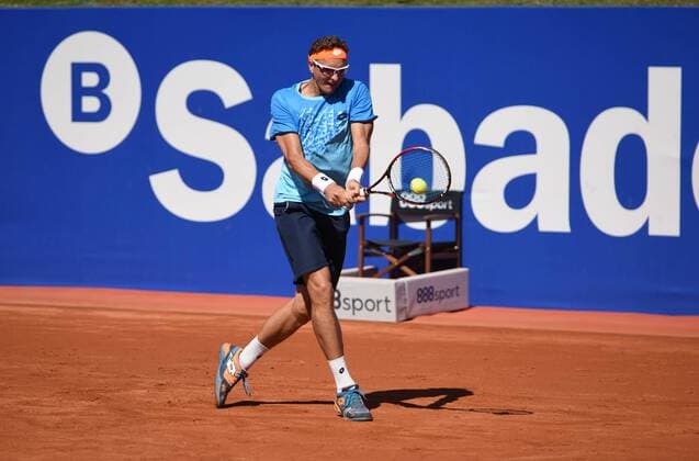 Denis Istomin April 19, 2016 - Barcelona, Catalonia, Spain - 64th Barcelona Open Banc Sabadell tennis  JMC_5124-3