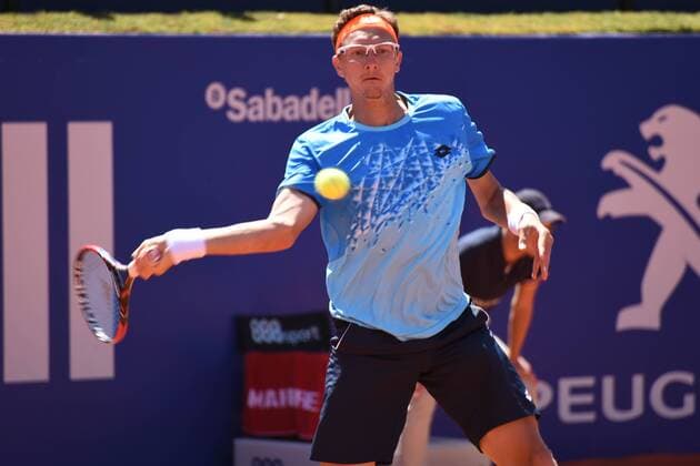 Denis Istomin April 19, 2016 - Barcelona, Catalonia, Spain - 64th Barcelona Open Banc Sabadell tennis  JMC_5214-2