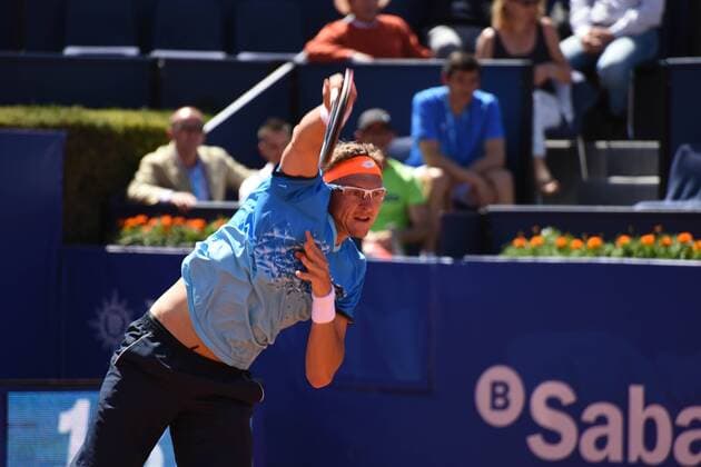 Denis Istomin April 19, 2016 - Barcelona, Catalonia, Spain - 64th Barcelona Open Banc Sabadell tennis  JMC_5219-2