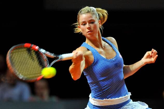 Camila GIORGI (ITA). Deutschland, Stuttgart: Tennis, Porsche Tennis Grand Prix, 1.Runde am 19.04.2016, Porsche-Arena.