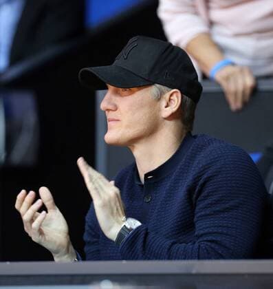 Porsche Tennis Grand Prix 2016 Deutschland, Stuttgart, 19.04.2016, Tennis, Porsche Tennis Grand Prix 2016, Stuttgart: Bastian Schweinsteiger Manchester United ManU Freund von Ana Ivanovic (SRB).