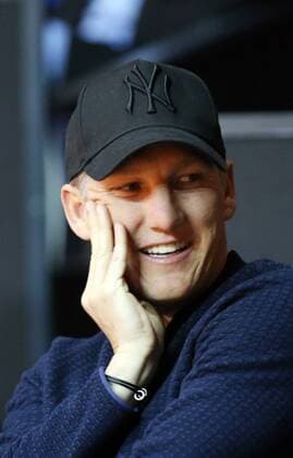 Porsche Tennis Grand Prix 2016 Deutschland, Stuttgart, 19.04.2016, Tennis, Porsche Tennis Grand Prix 2016, Stuttgart: Bastian Schweinsteiger Manchester United ManU Freund von Ana Ivanovic (SRB).