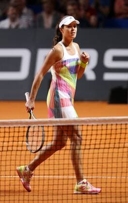 Stuttgart Porsche Tennis Grand Prix 2016, Ana Ivanovic (SRB) jubelt über ihren Sieg