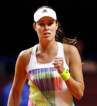 Stuttgart Porsche Tennis Grand Prix 2016, Ana Ivanovic (SRB) jubelt über ihren Sieg und ballt die Faust
