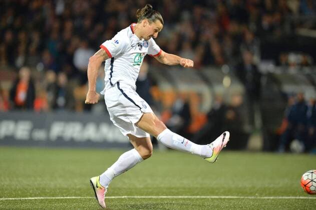 ZLATAN IBRAHIMOVIC (psg) - Tor FOOTBALL : Lorient vs Paris SG - Coupe de France - 19 04 2016 AnthonyBIBARD FEP 