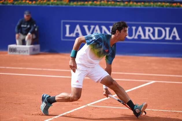 Thomaz Bellucci playing Alexander Zverev at Barcelona Open 2016 Tennis  JMC_5937