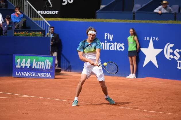 Alexander Zverev playing Thomaz Bellucci at Barcelona Open 2016 Tennis  JMC_5952