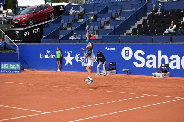 Alexander Zverev playing Thomaz Bellucci at Barcelona Open 2016 Tennis  JMC_5967