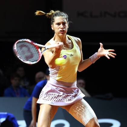 Porsche Tennis Grand Prix 2016 Deutschland, Stuttgart, 20.04.2016, Tennis, Porsche Tennis Grand Prix 2016, Stuttgart: Andrea Petkovic (GER).