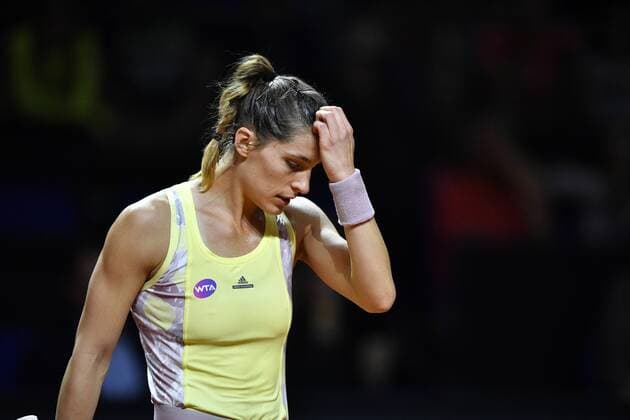 Andrea PETKOVIC (GER) Tennis Damen 20.04.2016 Porsche Tennis Grand Prix GP Stuttgart 2016 Porsche-Arena 16.04.-24.04.2016 Porsche Tennis Grand Prix Stuttgart 2016