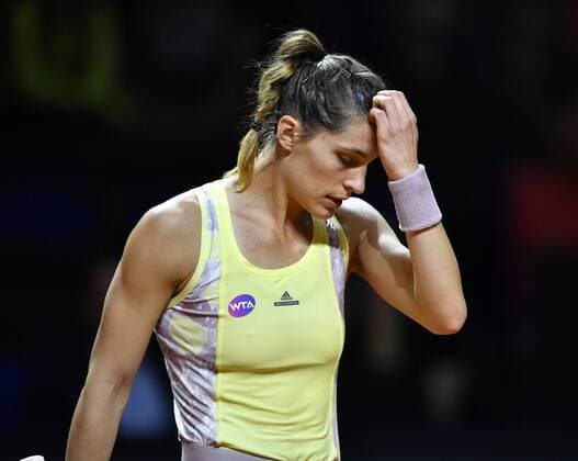 Andrea PETKOVIC (GER) Tennis Damen 20.04.2016 Porsche Tennis Grand Prix GP Stuttgart 2016 Porsche-Arena 16.04.-24.04.2016 Porsche Tennis Grand Prix Stuttgart 2016
