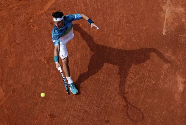 BARCELONA -april 20- SPAIN: Fabio Fognini during the match against Mikhail Youzhny, corresponding to the third round of the Open Banc Sabadell, 64 Trophy Conde de Godo, played on the RCT Barcelona1899, on april 20, 2016. Photo: Joan Valls Urbanandsport Cordon Press  xJoanxValls Urbanandsportx xBARCELONA-OPEN-BANC-SABADELL-TENNISx