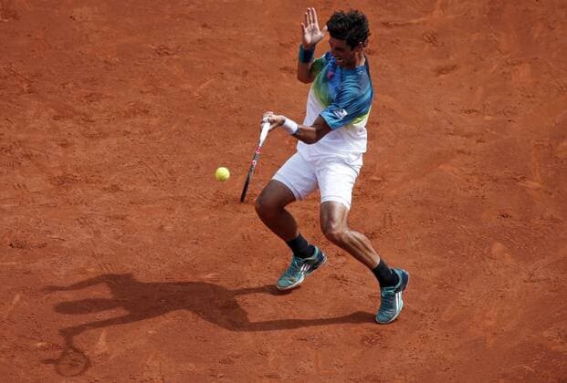 BARCELONA -april 20- SPAIN: Thomaz Bellucci during the match against Alexander Zverev, corresponding to the third round of the Open Banc Sabadell, 64 Trophy Conde de Godo, played on the RCT Barcelona1899, on april 20, 2016. Photo: Joan Valls Urbanandsport Cordon Press  xJoanxValls Urbanandsportx xBARCELONA-OPEN-BANC-SABADELL-TENNISx