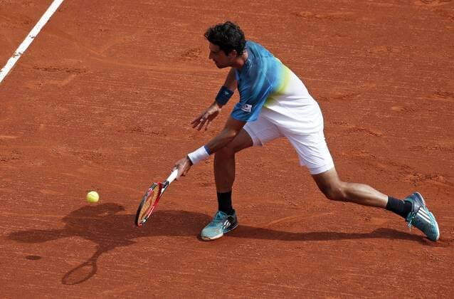 BARCELONA -april 20- SPAIN: Thomaz Bellucci during the match against Alexander Zverev, corresponding to the third round of the Open Banc Sabadell, 64 Trophy Conde de Godo, played on the RCT Barcelona1899, on april 20, 2016. Photo: Joan Valls Urbanandsport Cordon Press  xJoanxValls Urbanandsportx xBARCELONA-OPEN-BANC-SABADELL-TENNISx