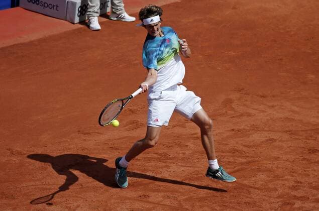 BARCELONA -april 20- SPAIN: Alexander Zverev during the match against Thomaz Bellucci, corresponding to the third round of the Open Banc Sabadell, 64 Trophy Conde de Godo, played on the RCT Barcelona1899, on april 20, 2016. Photo: Joan Valls Urbanandsport Cordon Press  xJoanxValls Urbanandsportx xBARCELONA-OPEN-BANC-SABADELL-TENNISx
