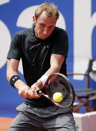 BARCELONA -april 20- SPAIN: Thiemo De Bakker during the match against Kei Nishikori, corresponding to the third round of the Open Banc Sabadell, 64 Trophy Conde de Godo, played on the RCT Barcelona1899, on april 20, 2016. Photo: Joan Valls Urbanandsport Cordon Press  xJoanxValls Urbanandsportx xBARCELONA-OPEN-BANC-SABADELL-TENNISx