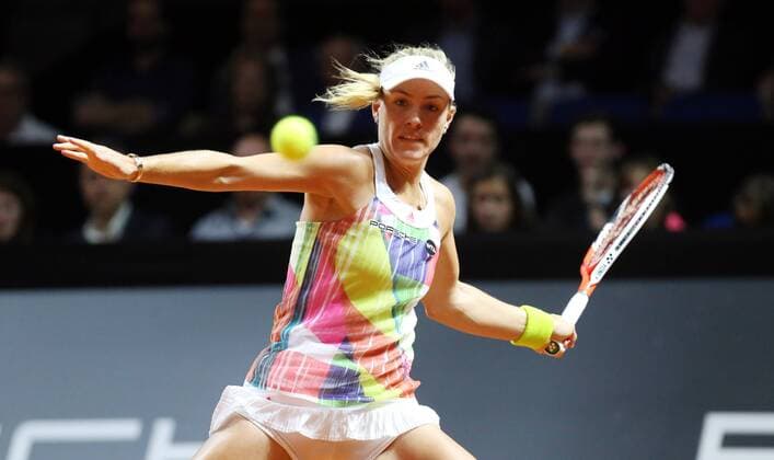 Porsche Tennis Grand Prix 2016 Deutschland, Stuttgart, 20.04.2016, Tennis, Porsche Tennis Grand Prix 2016, Stuttgart: Angelique Kerber (GER).