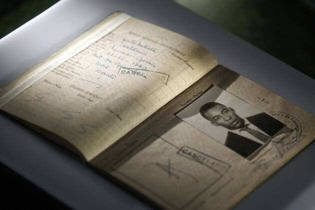 Reisepass - Pele, el Rey de Futbol - Pele, König des Fußballs - Ausstellung im Museo de la Moda in Santiago de Chile 