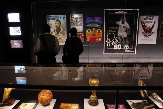 Pele, el Rey de Futbol - Pele, König des Fußballs - Ausstellung im Museo de la Moda in Santiago de Chile 