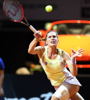 Porsche Tennis Grand Prix 2016 Deutschland, Stuttgart, 21.04.2016, Tennis, Porsche Tennis Grand Prix 2016, Stuttgart: Andrea Petkovic (GER).