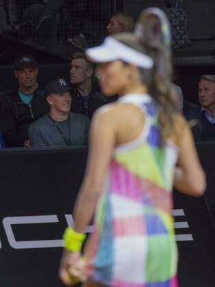 Ana IVANOVIC, SRB in Aktion vor ihrem Freund Bastian SCHWEINSTEIGER in Stuttgart , 21.04.2016
