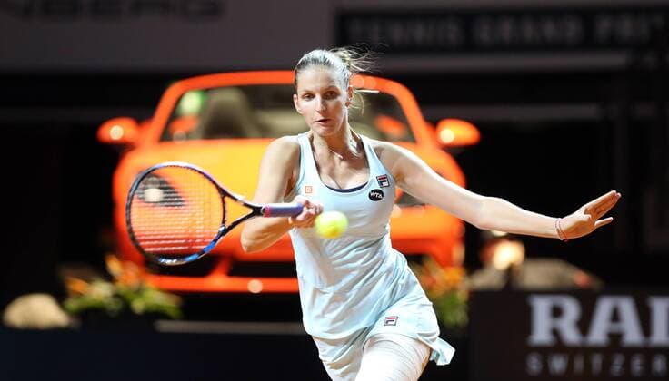 Porsche Tennis Grand Prix 2016 Deutschland, Stuttgart, 21.04.2016, Tennis, Porsche Tennis Grand Prix 2016, Stuttgart: Karolina Pliskova (CZE).
