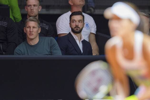 Ana IVANOVIC, SRB in Aktion vor ihrem Freund Bastian SCHWEINSTEIGER in Stuttgart , 21.04.2016