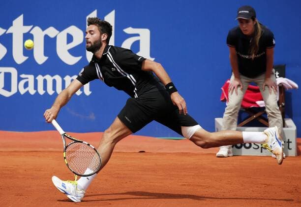BARCELONA -april 22- SPAIN: Benoit Paire during the match against Marek Jaziri, corresponding to the 1 8 final of the Open Banc Sabadell, 64 Trophy Conde de Godo, played on the RCT Barcelona1899, on april 22, 2016. Photo: Joan Valls Urbanandsport Cordon Press  xJoanxValls Urbanandsportx xBARCELONA-OPEN-BANC-SABADELL-TENNISx
