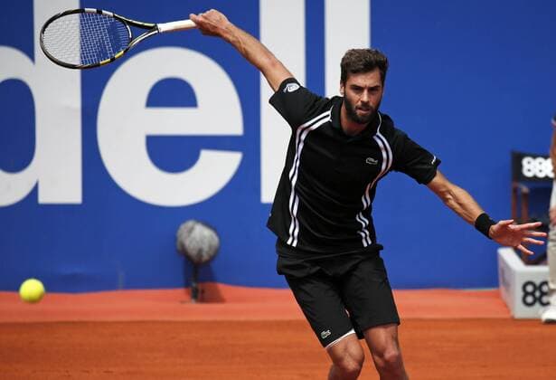 BARCELONA -april 22- SPAIN: Benoit Paire during the match against Marek Jaziri, corresponding to the 1 8 final of the Open Banc Sabadell, 64 Trophy Conde de Godo, played on the RCT Barcelona1899, on april 22, 2016. Photo: Joan Valls Urbanandsport Cordon Press  xJoanxValls Urbanandsportx xBARCELONA-OPEN-BANC-SABADELL-TENNISx
