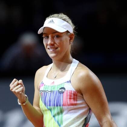Stuttgart Porsche Tennis Grand Prix 2016, Angelique Kerber (GER) ballt die Faust