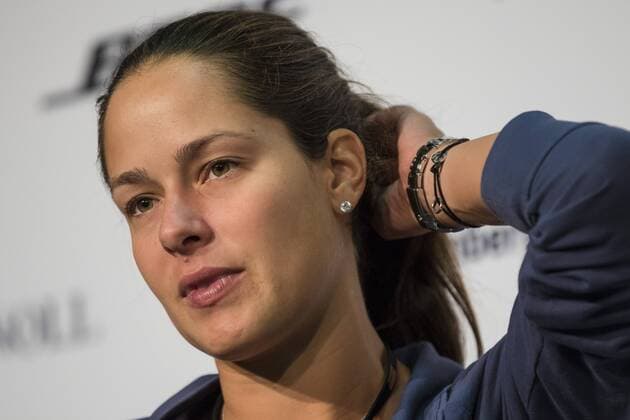 Ana IVANOVIC, SRB bei der Pressekonferenz Halbfigur, Freisteller , Aktion, Einzelbild, Portrait, Porträt, Tennis Grand Prix Porsche Damen WTA Tennis Damen in Stuttgart , 21.04.2016