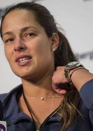 Ana IVANOVIC, SRB bei der Pressekonferenz Halbfigur, Freisteller , Aktion, Einzelbild, Portrait, Porträt, Tennis Grand Prix Porsche Damen WTA Tennis Damen in Stuttgart , 21.04.2016