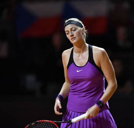 Petra Kvitova (CZE) enttäuscht Tennis Damen 22.04.2016 Porsche Tennis Grand Prix GP Stuttgart 2016 Porsche-Arena 16.04.-24.04.2016 Porsche Tennis Grand Prix Stuttgart 2016