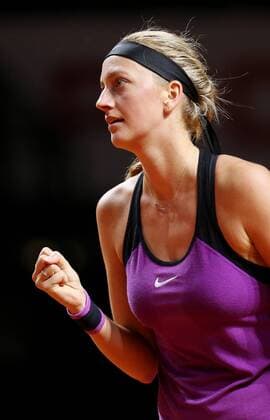 Stuttgart Porsche Tennis Grand Prix 2016, Petra Kvitova (CZE) jubelt und ballt die Faust