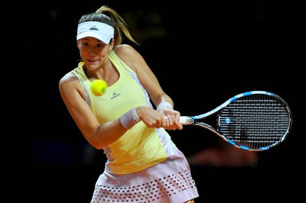 Garbine MUGURUZA (ESP). Deutschland, Stuttgart: Tennis, Porsche Tennis Grand Prix, Viertelfinale am 22.04.2016, Porsche-Arena.